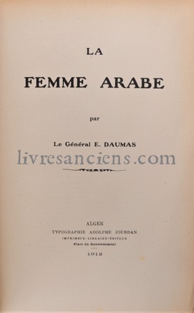 Photo DAUMAS, Eugène, Général. 