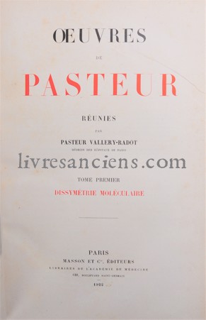 Photo VALLERY-RADOT, Pasteur || PASTEUR. 