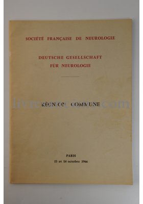 Photo SOCIETE FRANCAISE DE NEUROLOGIE - DEUTSCHE GESELLSCHAFT FÜR NEUROLOGIE. 