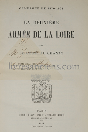 Photo CHANZY, Alfred (Général). 