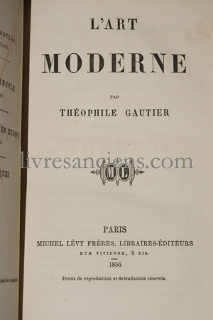 Photo GAUTIER, Théophile. 