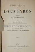 Photo BYRON, George Gordon Lord. 