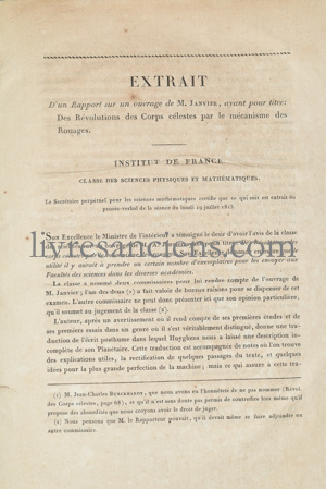 Photo DELAMBRE, Jean-Baptiste Joseph || JANVIER, Antide. 