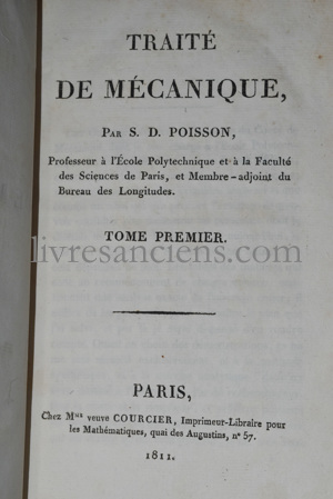 Photo POISSON, Siméon Denis. 