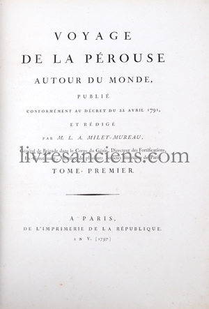 Photo LA PEROUSE, Jean-François de Galaup (Comte de). 