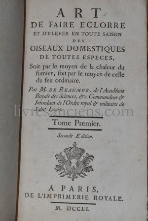 Photo REAUMUR, René-Antoine (Ferchault de). 