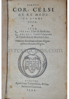 Photo CELSE (Aulus Cornelius Celsus). 