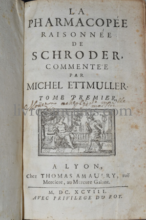 Photo ETTMULLER, Michel || SCHRÖDER, Johann. 