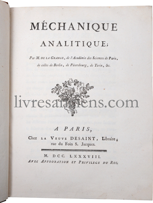 Photo LAGRANGE, Joseph-Louis, comte de.