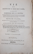 Photo VALOIS de La MOTTE (Comtesse). 
