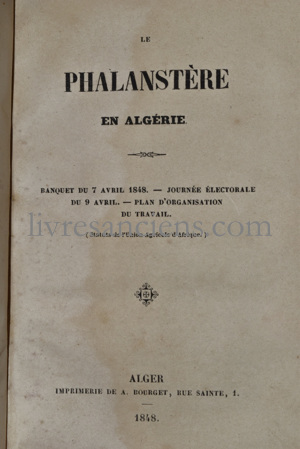 Photo [FOURIERISME]. 