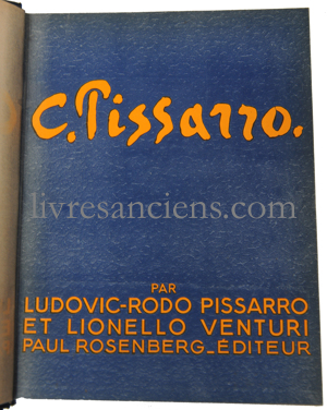 Photo PISSARRO, Ludovic Rodo || VENTURI, Lionello. 