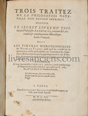 Photo ARNAULD, Pierre || FLAMEL, Nicolas. 