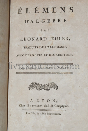 Photo EULER, Léonard. 