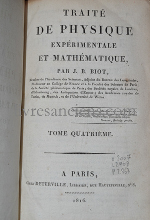 Photo BIOT, Jean-Baptiste.&nbsp;