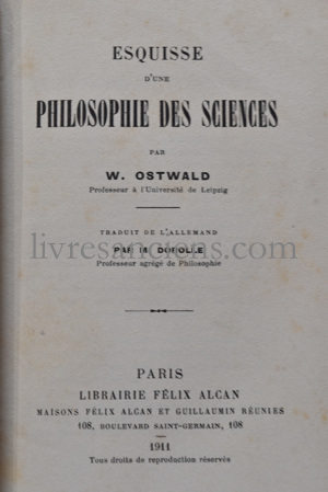 Photo OSTWALD, Wilhelm.&nbsp;