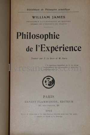 Photo JAMES, William.&nbsp;