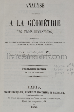 Photo LEROY, Charles-François-Antoine.&nbsp;