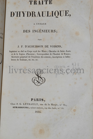 Photo D'AUBUISSON DE VOISINS, Jean-François.&nbsp;