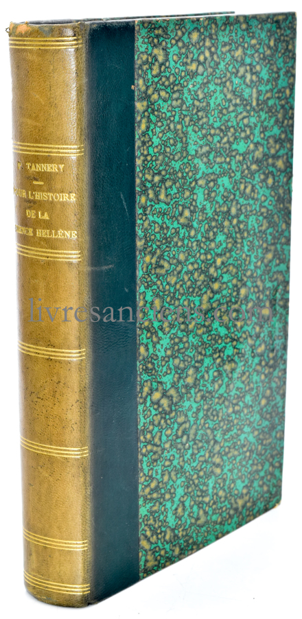 Photo TANNERY, Paul.&nbsp;