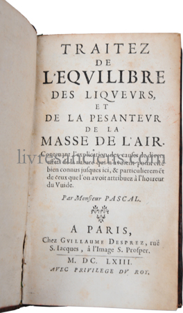 Photo PASCAL, Blaise.