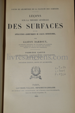 Photo DARBOUX, Gaston.&nbsp;