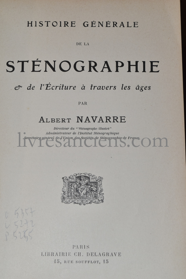 Photo NAVARRE, Albert.&nbsp;