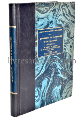 Photo REY, Abel || BAUER, E. || BROGLIE, Louis de || SERRUS, Charles || BRUNSCHVICG, Léon.&nbsp;