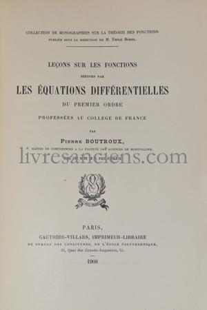 Photo BOUTROUX, Pierre.&nbsp;