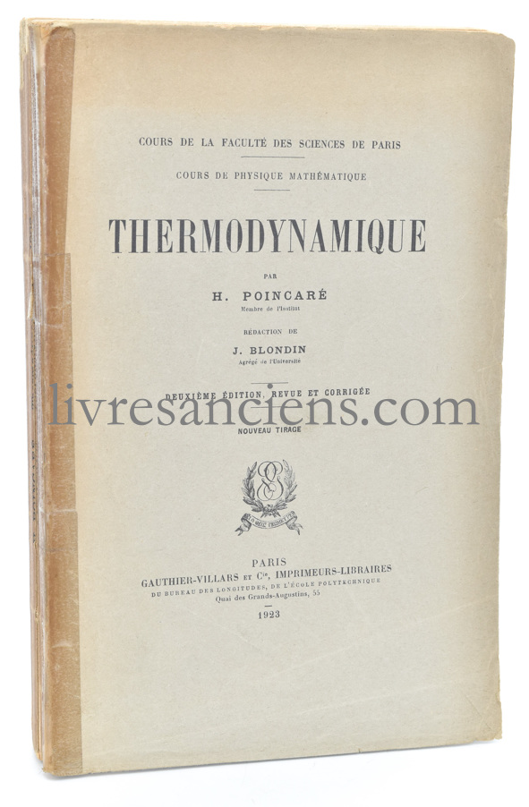 Photo POINCARÉ, Henri.&nbsp;