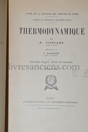 Photo POINCARÉ, Henri.&nbsp;