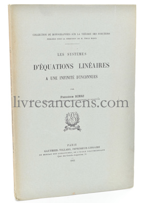 Photo RIESZ, Frigyes.&nbsp;