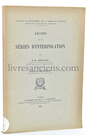 Photo NÖRLUND, Niels Erik.&nbsp;