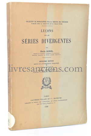 Photo BOREL, Émile.&nbsp;