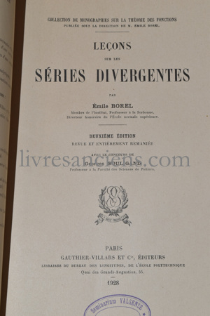 Photo BOREL, Émile.&nbsp;