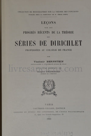 Photo BERNSTEIN, Vladimir.&nbsp;