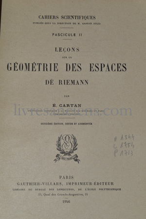 Photo CARTAN, Elie.&nbsp;