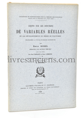 Photo BOREL, Émile.&nbsp;