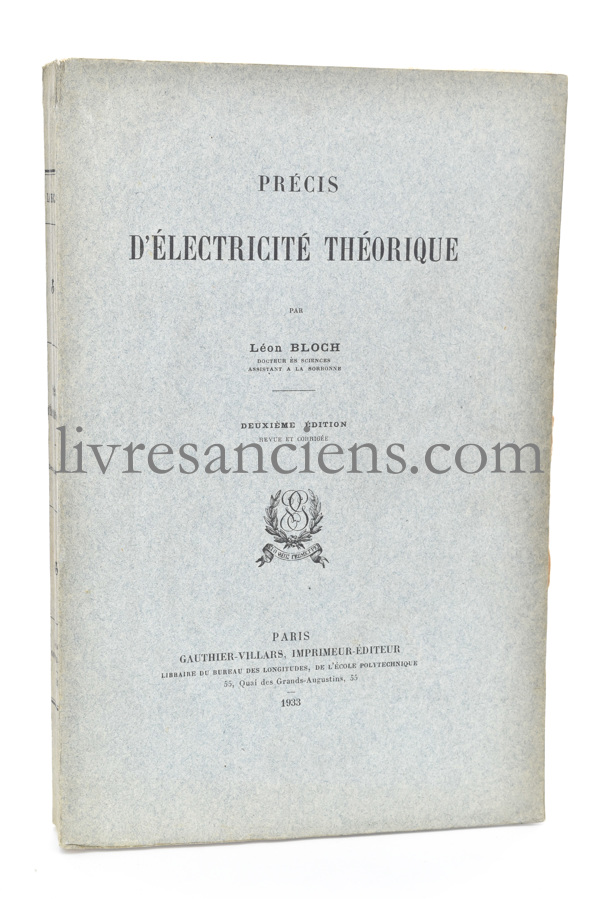 Photo BLOCH, Léon.&nbsp;