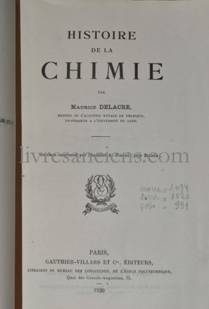 Photo DELACRE, Maurice.&nbsp;