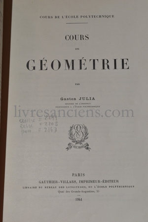 Photo JULIA, Gaston.&nbsp;