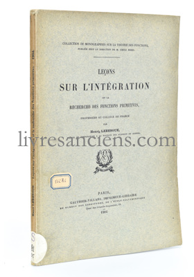 Photo LEBESGUE, Henri.&nbsp;