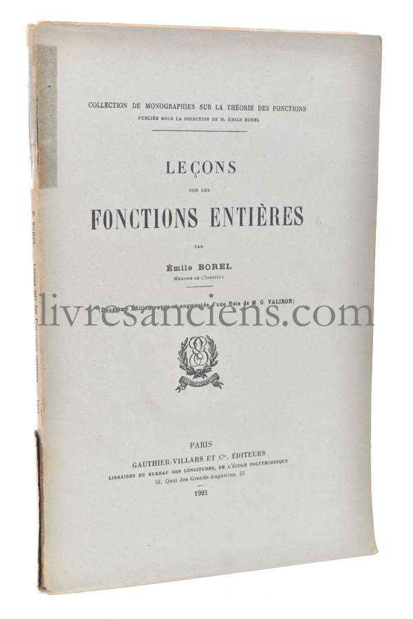 Photo BOREL, Émile.&nbsp;