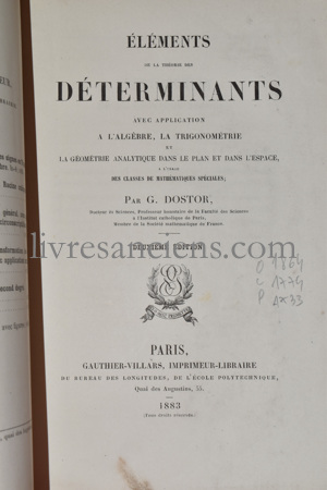 Photo DOSTOR, G.&nbsp;