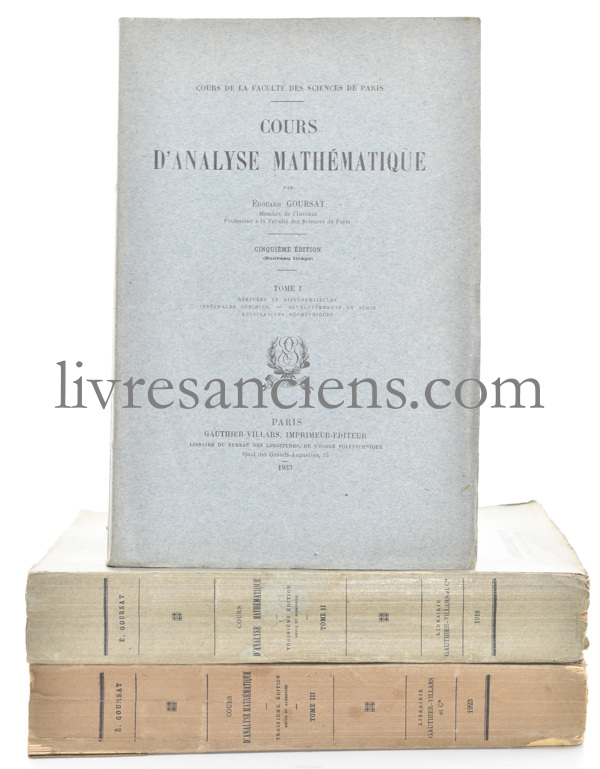 Photo GOURSAT, Édouard.&nbsp;