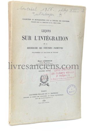 Photo LEBESGUE, Henri.&nbsp;