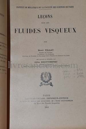 Photo VILLAT, Henri || KRAVTCHENKO, Julien.&nbsp;