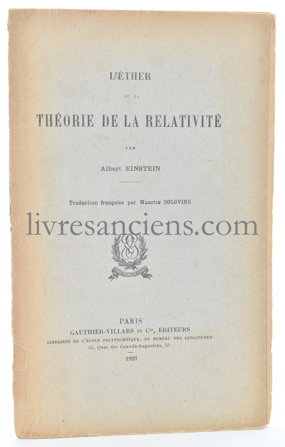 Photo EINSTEIN, Albert.&nbsp;