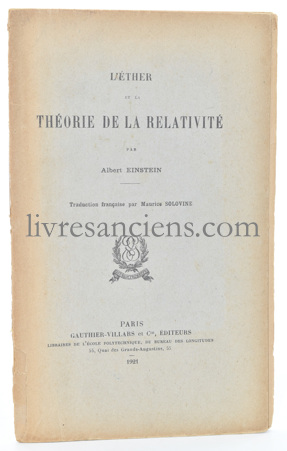 Photo EINSTEIN, Albert.&nbsp;