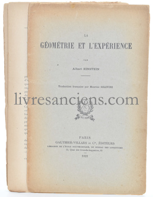 Photo EINSTEIN, Albert.&nbsp;